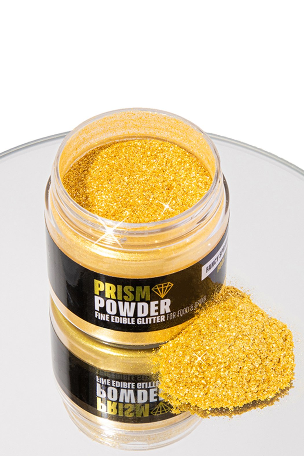 Burmese Gold Edible Glitter, 4 Gram Jar | Prism Powder | Fancy Sprinkles