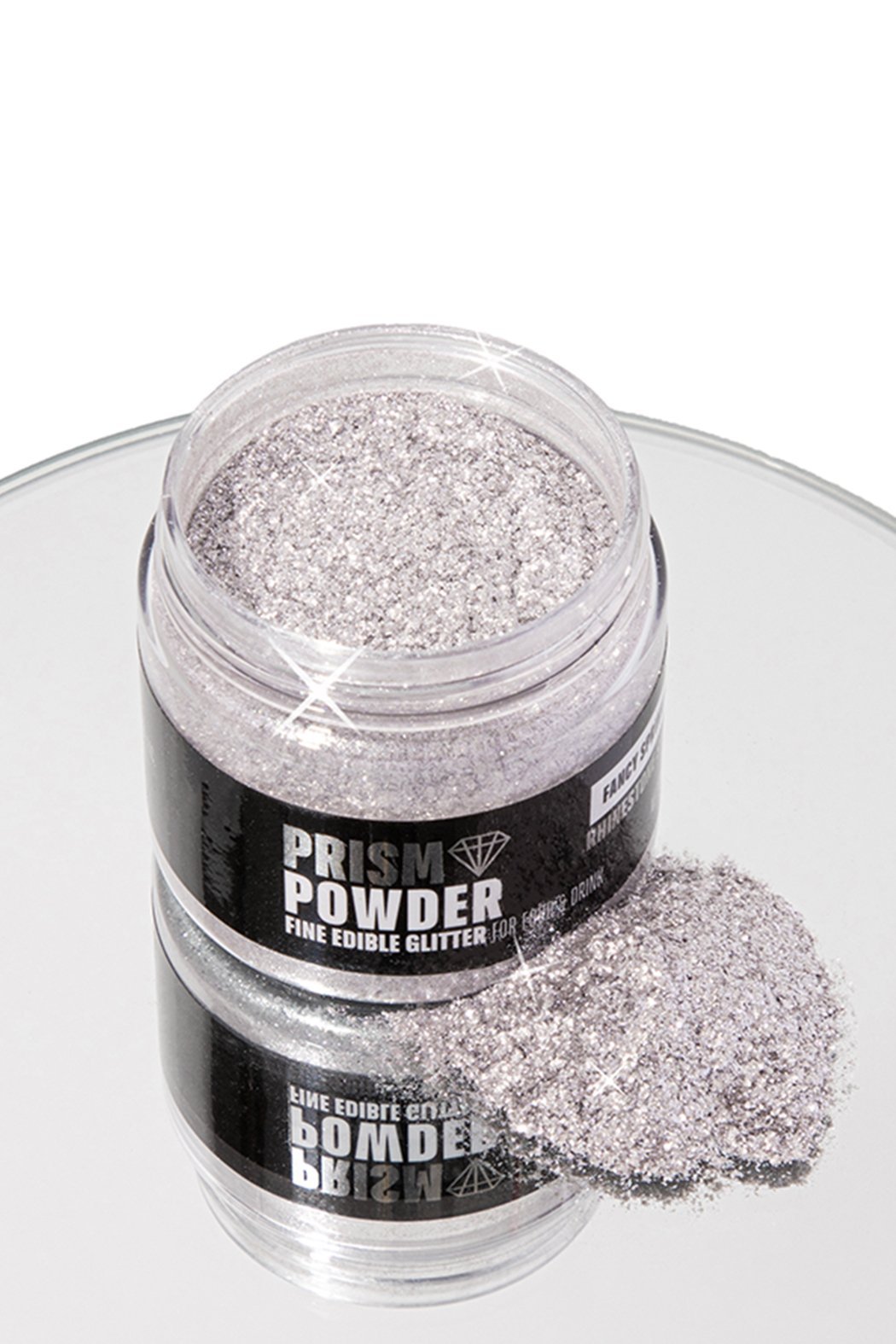 Silver Edible Glitter Drinks | Silver Prism Powder