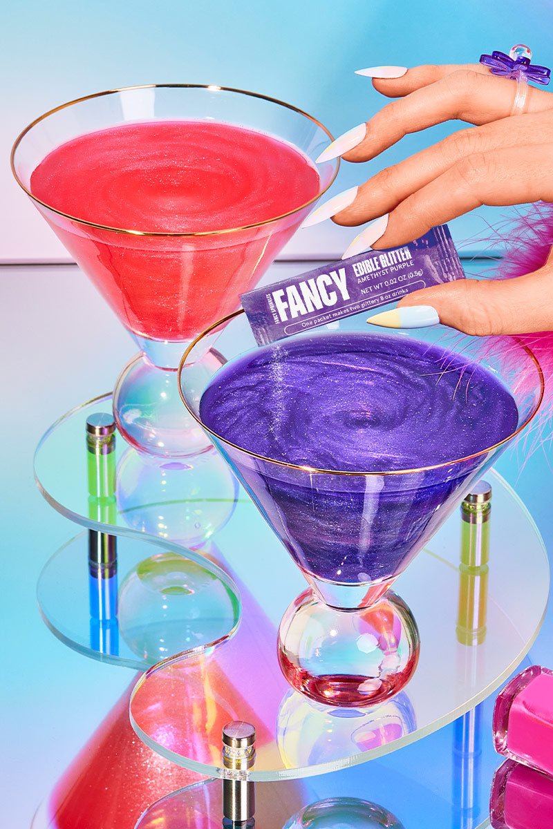 Pretty Young Thing Edible Glitter Packets | Pink & Purple Edible Glitter